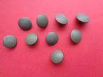 WO 2 Wehrmacht knopen , 19 mm diameter , groen, Verzamelen, Militaria | Tweede Wereldoorlog, Ophalen of Verzenden, Landmacht, Overige typen