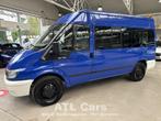 Ford Transit 2.4 Diesel | !77.000KM! | 8+1 LANG | AIRCO, Auto's, Gebruikt, 4 cilinders, Blauw, 9 zetels