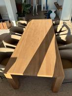 Houten eiken tafel, Huis en Inrichting, Tafels | Eettafels, Ophalen, Eikenhout, Vijf personen of meer, 200 cm of meer