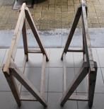 2 houten schragen SUPRKOOPJE, Ophalen, Gebruikt