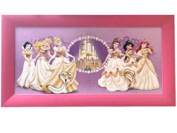 wanddecoratie kader Disney prinsessen canvas beschikbaar voor biedingen