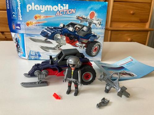 Playmobil 9058 moto neige avec pirates des glaces, Kinderen en Baby's, Speelgoed | Playmobil, Gebruikt, Ophalen