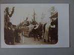 oude foto postkaart processie praalstoet met paarden, Verzenden, Foto, Zo goed als nieuw, Voor 1940