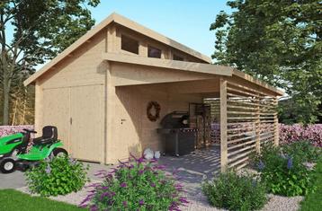 GARAGE MET CARPORT MORTEN | 6.2 X 5.6M beschikbaar voor biedingen