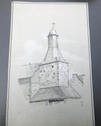 5 tekeningen van Bois (Wallonië) door L. Boschmans, Antiek en Kunst, Kunst | Schilderijen | Klassiek, Ophalen of Verzenden