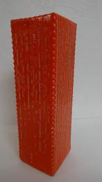 VASE ORANGE RECTANGULAIRE ANNÉES 70, Antiquités & Art, Enlèvement ou Envoi