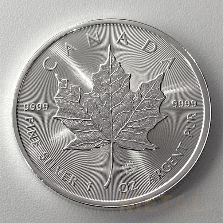 Maple Leaf ZILVER  -1 oz  (2025), Postzegels en Munten, Edelmetalen en Baren, Zilver, Ophalen of Verzenden