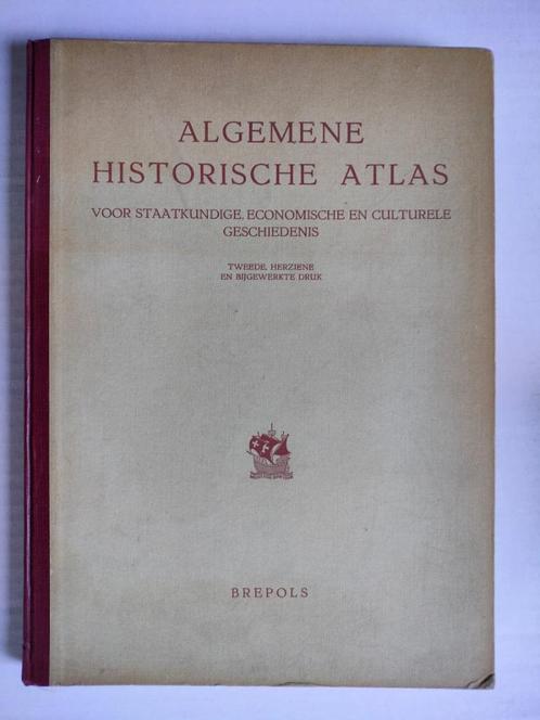 1949 Algemene historische atlas staatkundige economische, Antiquités & Art, Antiquités | Livres & Manuscrits, Enlèvement ou Envoi