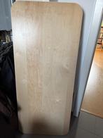 Bureablad Bekant 140x60cm Berkenfineer/wit, Huis en Inrichting, Bureaus, Ophalen, Zo goed als nieuw, Bureau