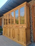 Teak xxl vitrinekast (art.:138/25.1) GRATIS LEVERING, Ophalen of Verzenden, Zo goed als nieuw