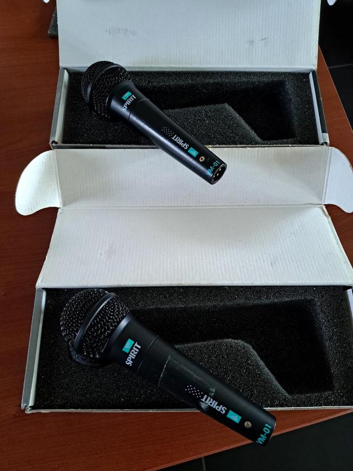 Soundcraft Spirit VM-01 (set van 2 stuks), Muziek en Instrumenten, Microfoons, Zo goed als nieuw, Zangmicrofoon, Ophalen of Verzenden