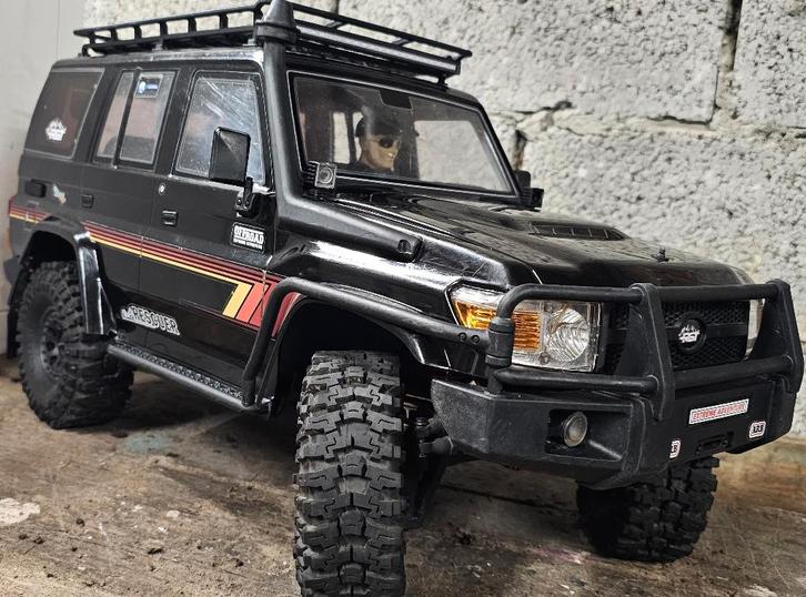 RGT EX86190 RESCUER LC76 – V2 EDITIE rc-crawler, Hobby en Vrije tijd, Modelbouw | Radiografisch | Auto's, Zo goed als nieuw, Auto offroad