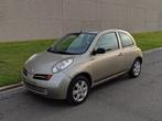 Nissan Micra 1.2i Automaat, Auto's, 4 cilinders, Leder en Stof, Beige, Grijs