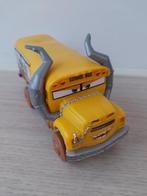 Disney cars schoolbus mevr fritter, Ophalen of Verzenden, Overige figuren, Zo goed als nieuw, Beeldje of Figuurtje