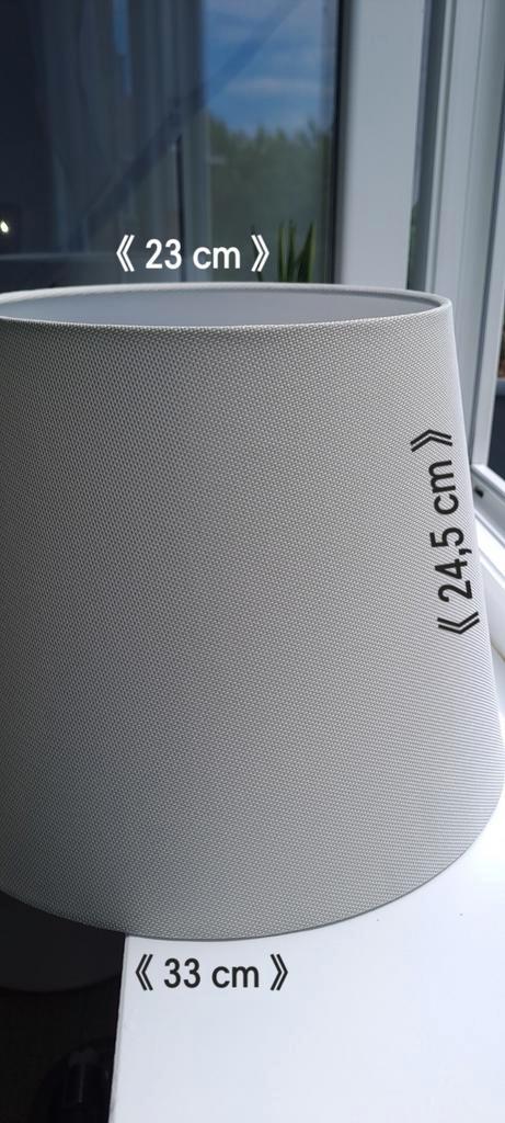 Abat-jour gris effet tissé qualité neuf a saisir ️️️️️↙️, Huis en Inrichting, Lampen | Lampenkappen, Nieuw, Grijs, Ophalen