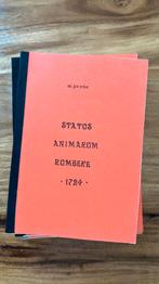 RUMBEKE - Status Animarum 1724-1743-1750-1766, Ophalen of Verzenden, 17e en 18e eeuw, Zo goed als nieuw, W. peene