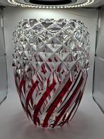 Imposant vase du Val Saint lambert (6,5 kg). Signé., Ophalen