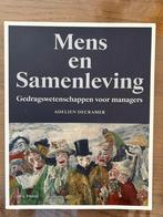 Mens en Samenleving - Gedragswetenschappen voor Managers, Boeken, Ophalen