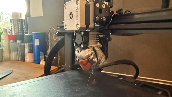 Creality 3d ender 3V KE 3 printer for parts + droger/tent, Computers en Software, 3D Printers, Niet werkend, Ingebouwde Wi-Fi