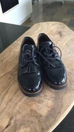 Mooie donkerblauwe lakschoenen - look golfschoen - maat 37, Ophalen of Verzenden, Gedragen
