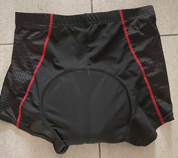 Ademend kort wielerbroekje dames zwart/rood small beschikbaar voor biedingen