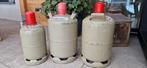 Gasfles staal 5 kg  en 11 kg , duitse uitvoering (ongevuld), Caravans en Kamperen, Kampeeraccessoires, Ophalen, Zo goed als nieuw
