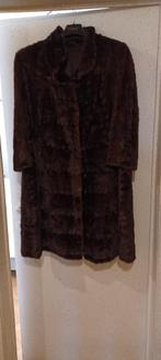 bontmantel bruin, Ophalen of Verzenden, Zo goed als nieuw, Maat 38/40 (M), Bruin