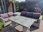 loungeset met bijhorende kussens, Ophalen, Gebruikt