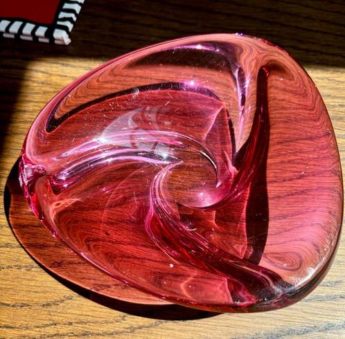 Val Saint Lambert Roze, Antiek en Kunst, Antiek | Glaswerk en Kristal, Ophalen
