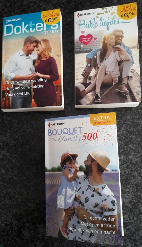 3 romans van Harlequin: 9 verhalen, Boeken, Romans, Gelezen, Verzenden