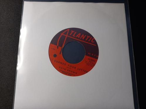 Ruth Brown ‎– I Burned Your Letter - Popcorn '7, Cd's en Dvd's, Vinyl Singles, Zo goed als nieuw, Single, R&B en Soul, 7 inch