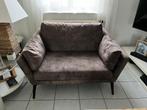 Schitterende 2-zits fauteuil in nieuwstaat, Huis en Inrichting, Fauteuils, Ophalen, Tissu Nubuck, Zo goed als nieuw, Stof