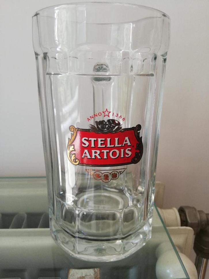 Chope à bière Stella Artois verre 0.50L, Collections, Marques de bière, Comme neuf, Stella Artois, Enlèvement