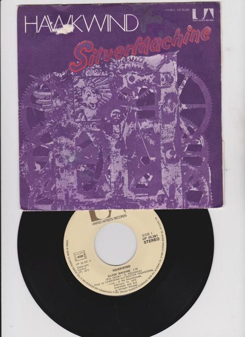 Hawkwind – Silver Machine  1972  Psych / Space, CD & DVD, Vinyles Singles, Utilisé, Single, Rock et Metal, 7 pouces, Enlèvement ou Envoi