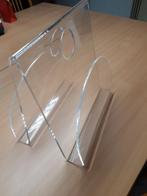 Decoratieve Plexi magazinehouder, Huis en Inrichting, Woonaccessoires | Krantenbakken en Lectuurbakken, Ophalen, Nieuw