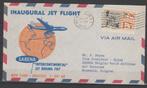 België 1960 SABENA 1e vlucht New York - Brussel, Verzenden, Envelop