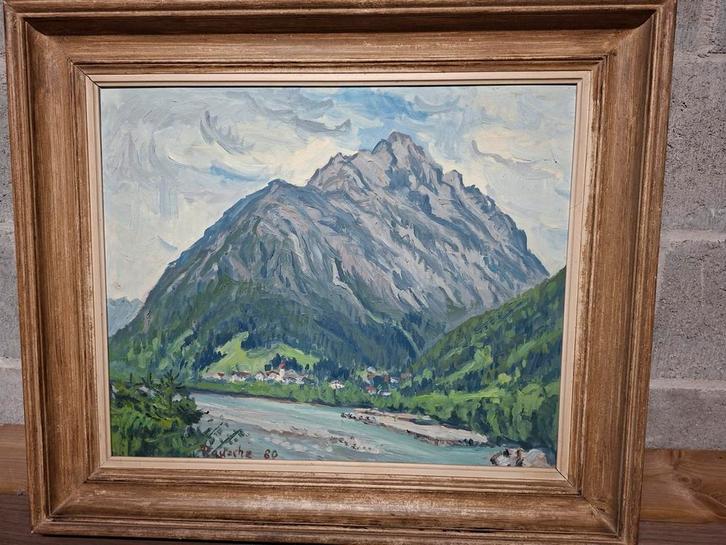 Vorderhornbach in Tirol made by Rausche, Antiek en Kunst, Kunst | Schilderijen | Klassiek, Ophalen