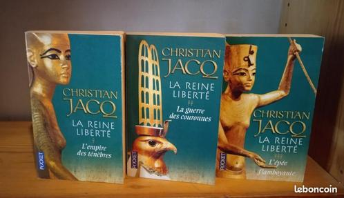 Queen Liberty - Christian Jacq (3 delen), Boeken, Historische romans, Zo goed als nieuw, Ophalen of Verzenden