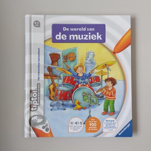 Tiptoi - interactief leersysteem - " De wereld van de muziek, Boeken, Kinderboeken | Jeugd | onder 10 jaar, Zo goed als nieuw