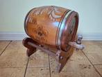 Mini houten wijnvat met kraantje, Gebruikt, Met kraantje, Ophalen of Verzenden, Minder dan 75 liter