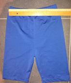 Korte blauwe stretchbroek - maat 152?, Jongen of Meisje, Sport- of Zwemkleding, Zo goed als nieuw, Ophalen