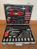 Aluminium gereedschapskoffer met 121 stuks gereedschap, Enlèvement, Comme neuf
