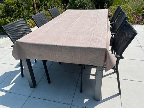Aluminium tuintafel - Bristol, Tuin en Terras, Tuintafels, Gebruikt, Rechthoekig, Aluminium, Ophalen