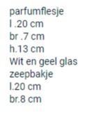 parfumerie set, Ophalen of Verzenden