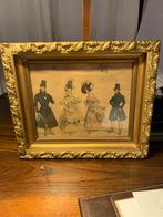 Ancienne litographie de mode, Enlèvement ou Envoi