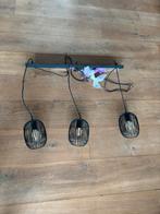 Zwarte metalen lamp, Huis en Inrichting, Ophalen, Gebruikt