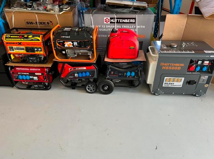 Nieuwe benzine en diesel aggregaten met showroom/stroomgroep, Caravans en Kamperen, Caravanaccessoires, Nieuw, Ophalen