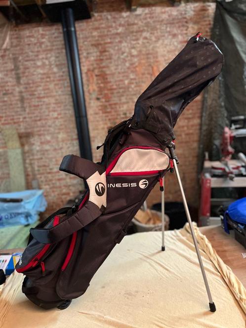 Golf statieftas Inesis met clubs, Sport en Fitness, Golf, Gebruikt, Set, Overige merken, Ophalen