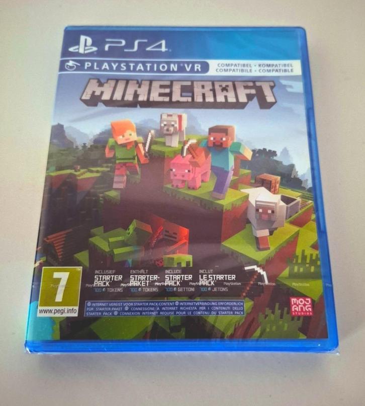 Minecraft Starter Edition, nieuw & Sealed (VR & non-VR), Games en Spelcomputers, Games | Sony PlayStation 4, Nieuw, Avontuur en Actie