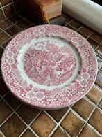 Rood Engels ironstone – Old Inns Series borden, Ophalen, Zo goed als nieuw, Wit
